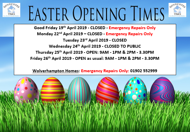 Easter Office Opening Hours