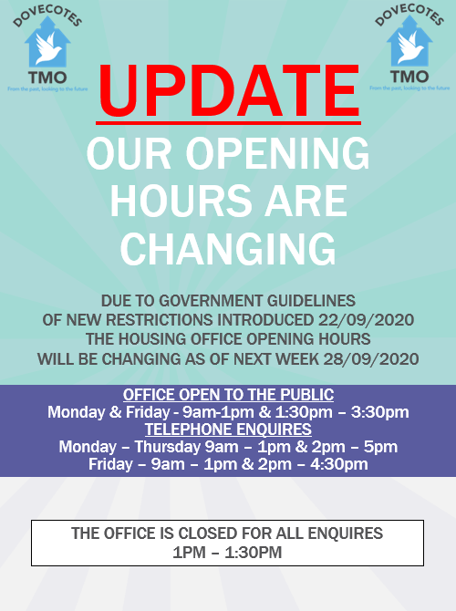 NEW Office Opening Hours